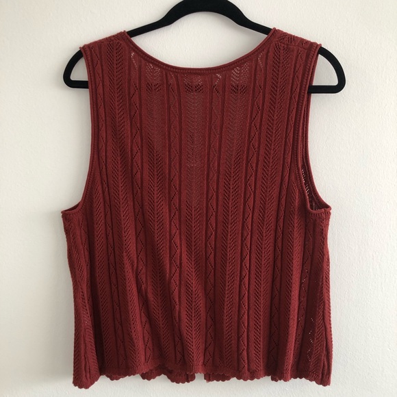Old Navy Terracotta Sleeveless Knit Tank - Picture 3 of 4